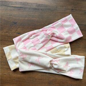 Set of Three Patterned Headbands